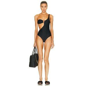 JADE SWIM Avery One Piece in Black Small New Womens Swimsuit